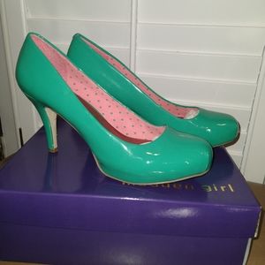Patent Turquoise Pumps - 10
